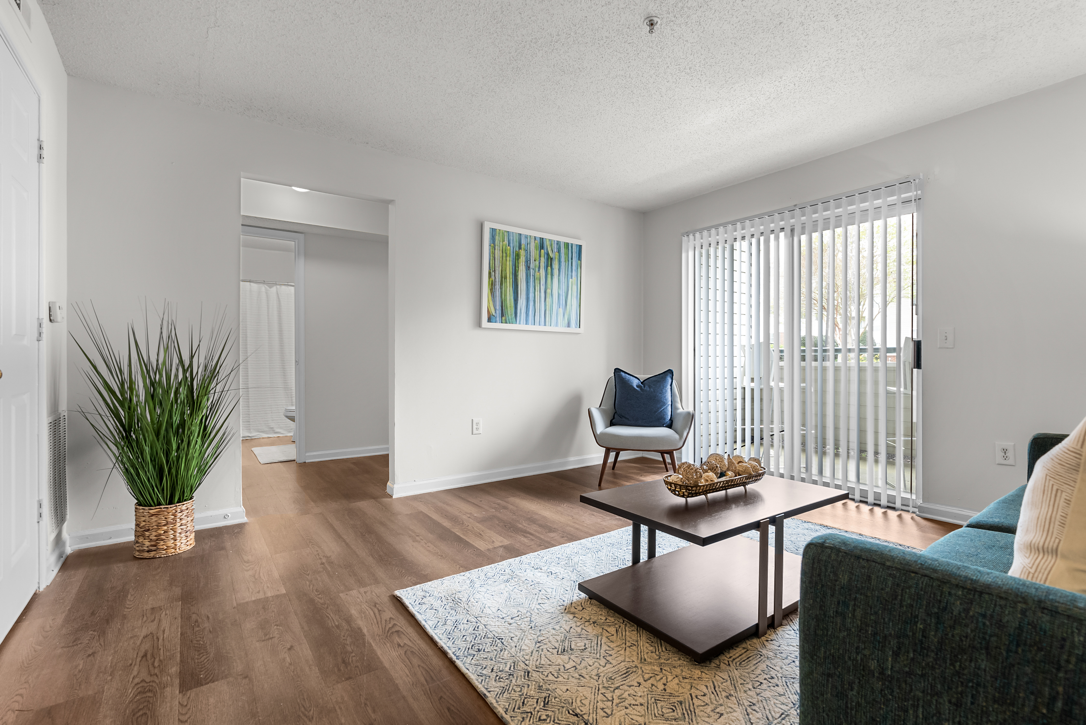 Living Room With Chair