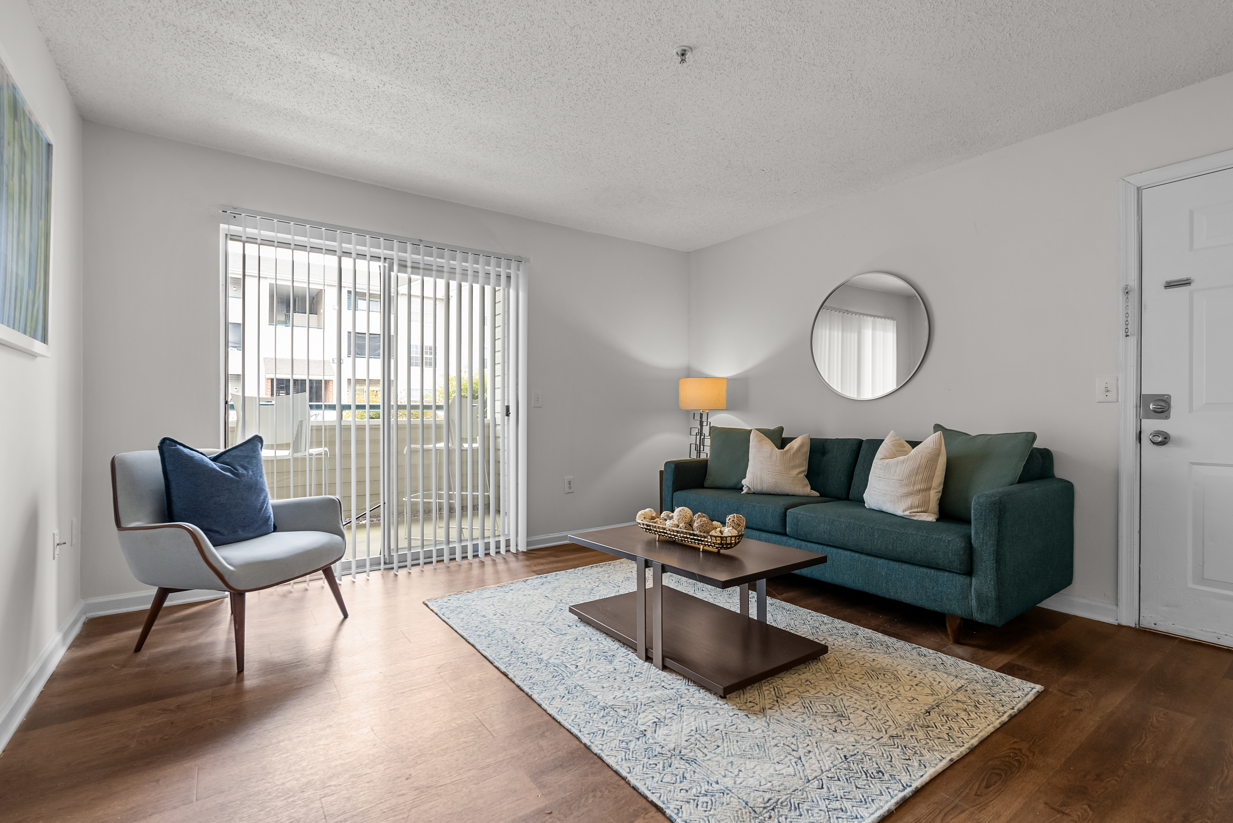 Living Room With Sofa & Chair